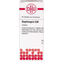 STAPHISAGRIA C 30 Tabletten 80 St.