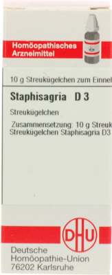 STAPHISAGRIA D 3 Globuli 10 g