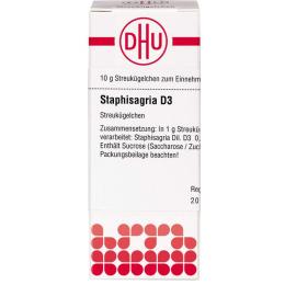 STAPHISAGRIA D 3 Globuli 10 g