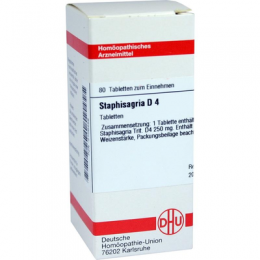 STAPHISAGRIA D 4 Tabletten 80 St