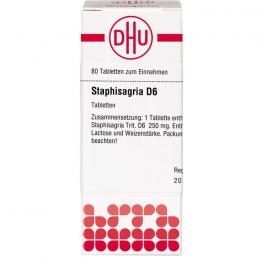 STAPHISAGRIA D 6 Tabletten 80 St.
