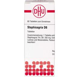 STAPHISAGRIA D 6 Tabletten 80 St.