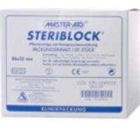 STERIBLOCK DIA 25x86 mm Kompressionspfl.ster.wei 100 St