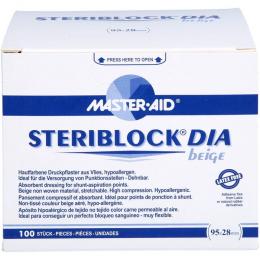 STERIBLOCK DIA 28x95 mm Kompressionspfl.ster.beige 100 St.