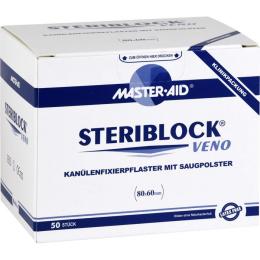 STERIBLOCK Veno Kanülenfixierpfl.steril Master Aid 50 St.