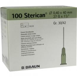 Ein aktuelles Angebot für STERICAN Dentalkan.Luer 0,4x40 mm 100 St Kanüle Häusliche Pflege - jetzt kaufen, Marke B. Braun Melsungen AG.