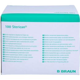 STERICAN Einmalkanüle 20 G 25 mm 100 St.