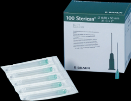 STERICAN Kanlen 21 Gx2 0,8x50 mm 100 St