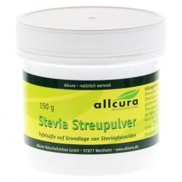 Ein aktuelles Angebot für STEVIA STREUPULVER 150 g Pulver Gewichtskontrolle - jetzt kaufen, Marke Allcura Naturheilmittel GmbH.
