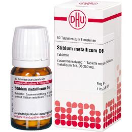 STIBIUM METALLICUM D 6 Tabletten 80 St.