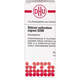 STIBIUM SULFURATUM NIGRUM D 200 Globuli 10 g