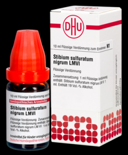 STIBIUM SULFURATUM NIGRUM LM VI Dilution 10 ml