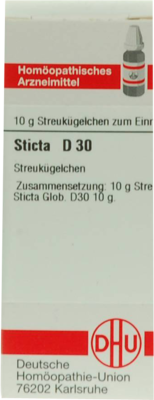 STICTA D 30 Globuli 10 g