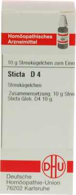 STICTA D 4 Globuli 10 g