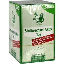 STOFFWECHSEL-AKTIV Tee Kräutertee Nr.7 Bio Salus 15 St Filterbeutel