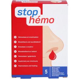 STOP HEMO blutstillende Watte 5 St.