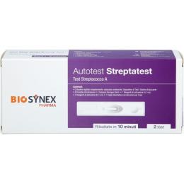 STREPTATEST Streptokokken A Schnelltest Rachen 2 St.