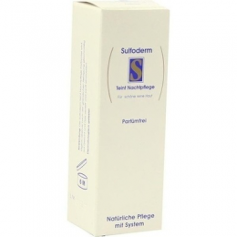 SULFODERM S Teint Nachtpflege parfmfrei 40 ml