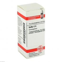 Ein aktuelles Angebot für SULFUR C 6 Globuli 10 g Globuli Homöopathische Einzelmittel - jetzt kaufen, Marke DHU-Arzneimittel GmbH & Co. KG.
