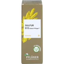 SULFUR D 12 Globuli Pflüger Globulispender 10 g