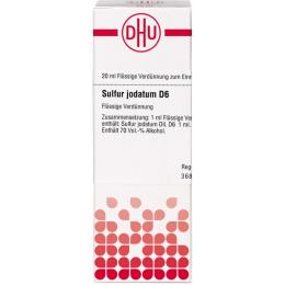 SULFUR JODATUM D 6 Dilution 20 ml