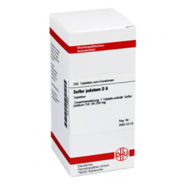 SULFUR JODATUM D 6 Tabletten 200 St