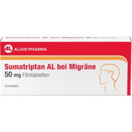 SUMATRIPTAN AL bei Migräne 50 mg Filmtabletten 2 St.