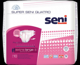SUPER SENI Quatro Inkontinenzhose Gr.4 XL 10 St