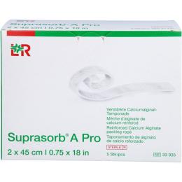 SUPRASORB A Pro Calciumalginat Tamponade 2x45 cm 5 St.