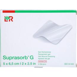 SUPRASORB G Gelkompresse 5x6,5 cm 5 St.