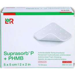 SUPRASORB P+PHMB Schaumverband 5x5 cm 10 St.