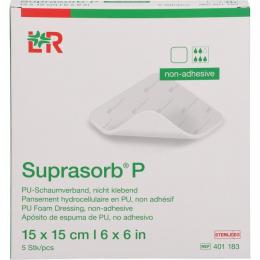 SUPRASORB P PU-Schaumv.nicht klebend 15x15 cm 5 St.