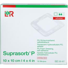 SUPRASORB P PU-Schaumv.selbstklebend 10x10 cm 10 St.