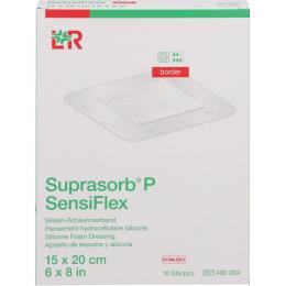 SUPRASORB P SensiFlex border 15x20cm 10 St.