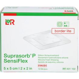 SUPRASORB P SensiFlex border lite 5x5cm 10 St.