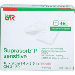 SUPRASORB P sensitive tracheo non-bor.9x10cm 10 St.