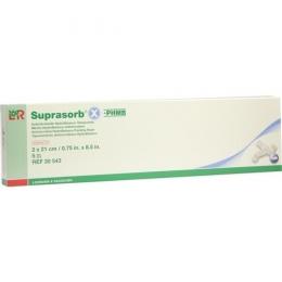 SUPRASORB X+PHMB HydroBalance Tamponade 2x21 cm 5 St.
