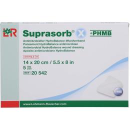 SUPRASORB X+PHMB HydroBalance Wundverb.14x20 cm 5 St.