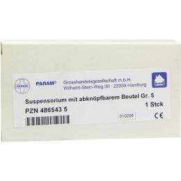 SUSPENSORIUM Gr.5 abknöpfb.Btl. 1 St.