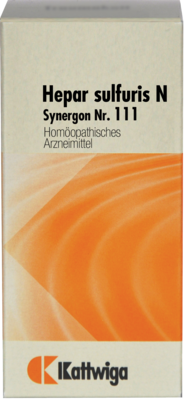SYNERGON KOMPLEX 111 Hepar sulfuris N Tabletten 100 St
