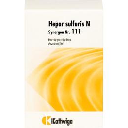 SYNERGON KOMPLEX 111 Hepar sulfuris N Tabletten 200 St.