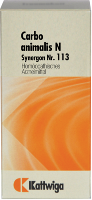 SYNERGON KOMPLEX 113 Carbo animalis N Tabletten 100 St