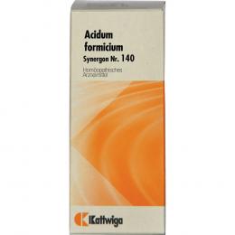 SYNERGON KOMPLEX 140 Acidum formicicum Tropfen 50 ml Tropfen
