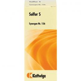 SYNERGON KOMPLEX 156 Sulfur S Tropfen 20 ml