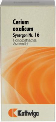 SYNERGON KOMPLEX 16 Cerium oxalicum Tabletten 100 St