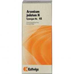 Ein aktuelles Angebot für SYNERGON KOMPLEX 48 Arsenicum jodatum N Tropfen 50 ml Tropfen  - jetzt kaufen, Marke Kattwiga Arzneimittel GmbH.