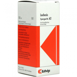 SYNERGON KOMPLEX 62 Lachesis Tropfen 50 ml