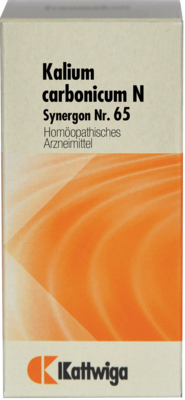 SYNERGON KOMPLEX 65 Kalium carbonicum N Tabletten 100 St