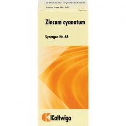 SYNERGON KOMPLEX 68 Zincum cyanatum Tropfen 50 ml