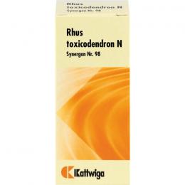 SYNERGON KOMPLEX 98 Rhus toxicodendron N Tropfen 50 ml